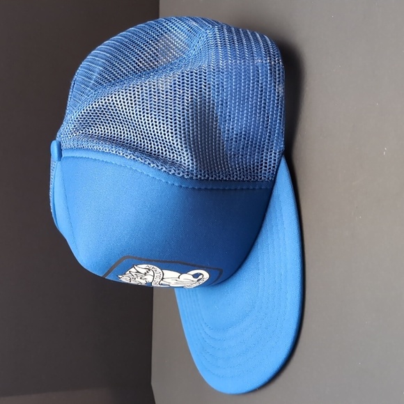 Vintage Kayjet Cobalt Coleman Fire Department Blue Snapback Truckers Hat - Picture 3 of 7